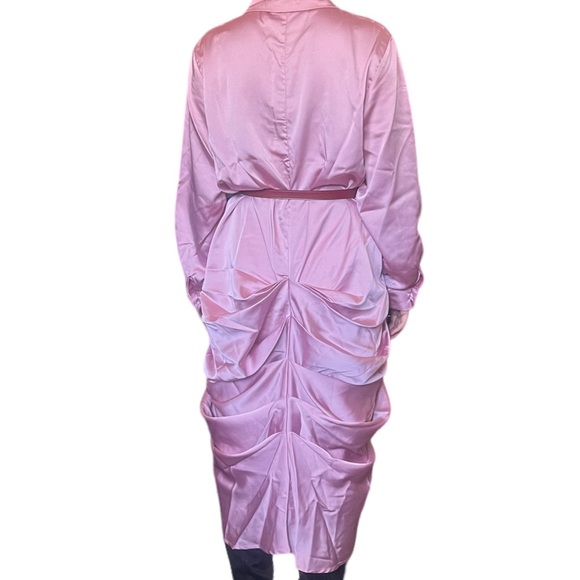 TwoTwinStyle Wrinkled Shirt Dress - Picture 6 of 7